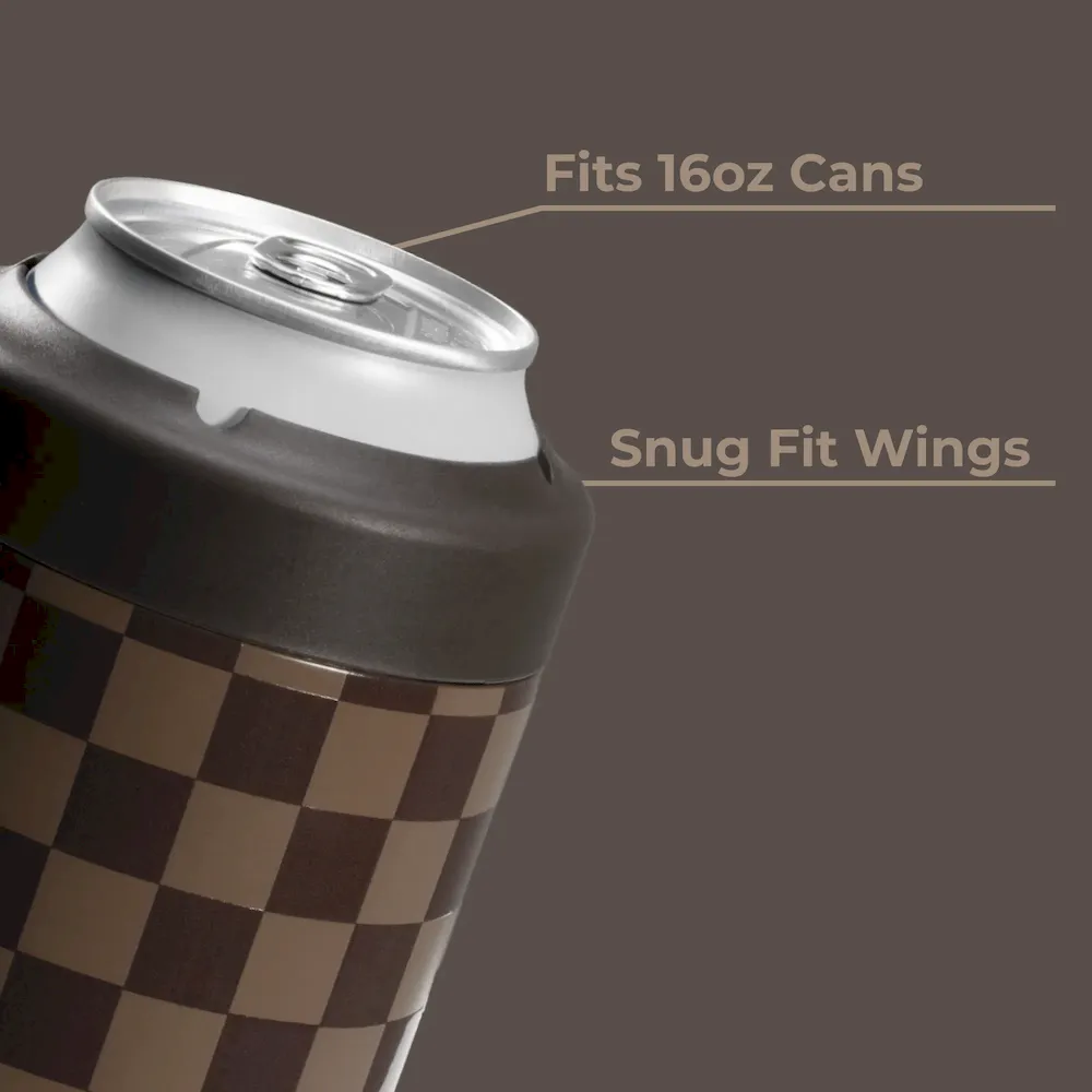 Autumn Checkers Can Cooler (16oz) - Image 6