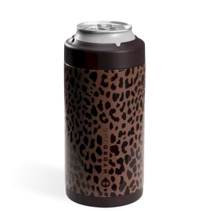 Brown Leopard Can Cooler (16oz)