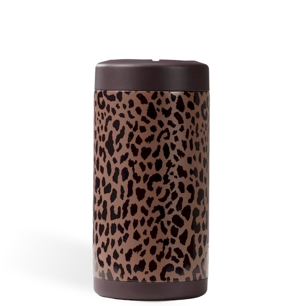 Brown Leopard Can Cooler (16oz) - Image 5