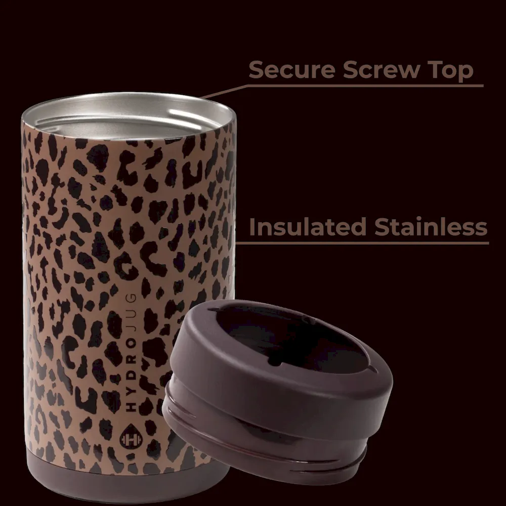 Brown Leopard Can Cooler (16oz) - Image 6
