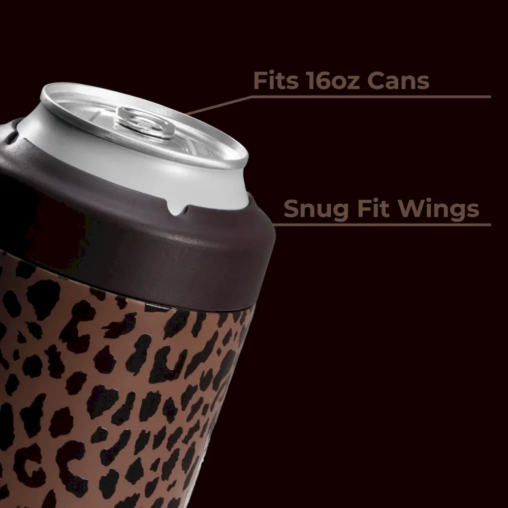 Brown Leopard Can Cooler (16oz) - Image 7