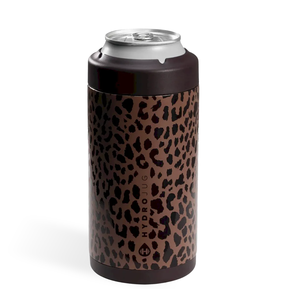 Brown Leopard Can Cooler (16oz)