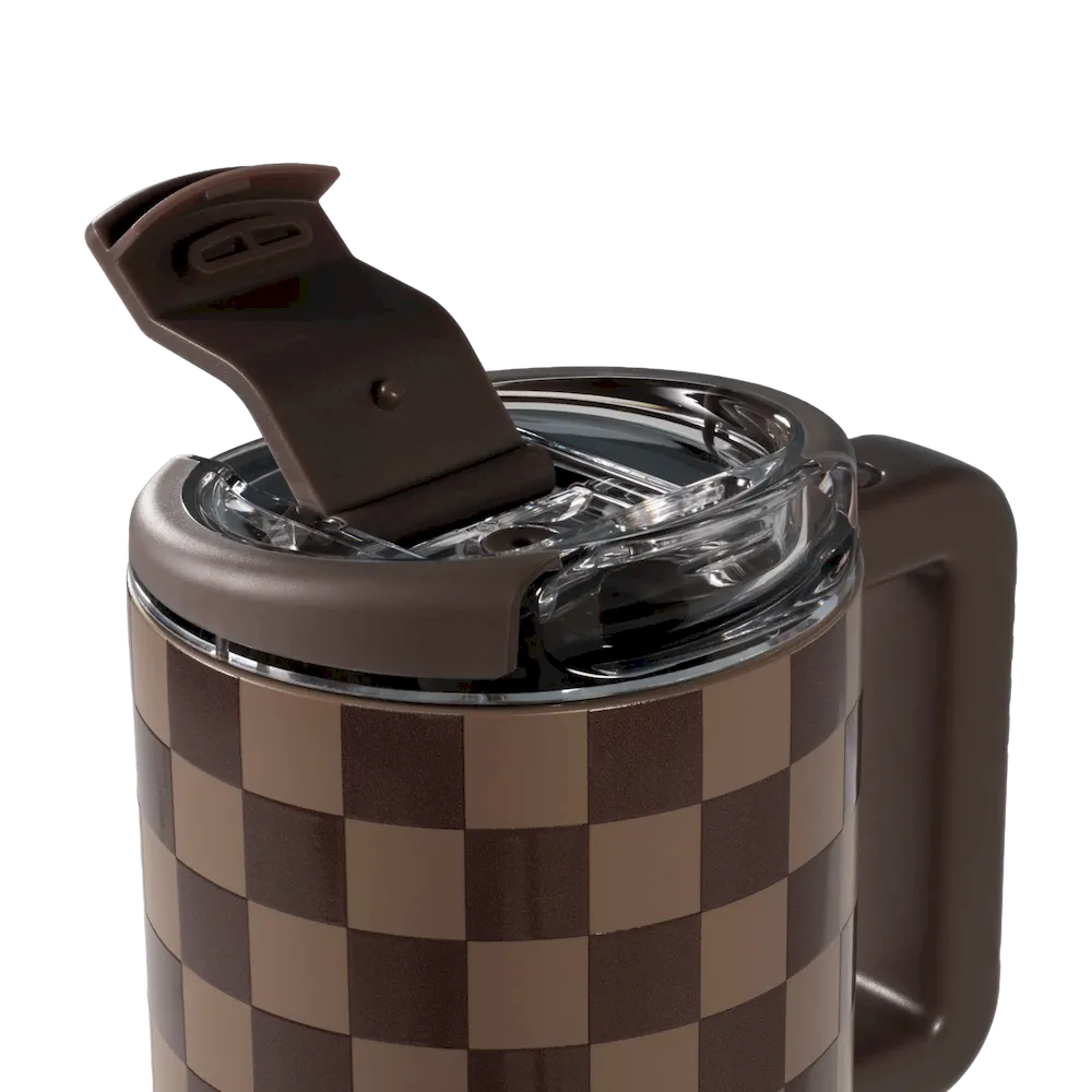 Autumn Checkers Coffee Traveler - Image 2