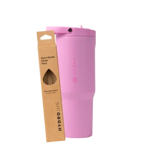 Bubblegum Sport 32oz + Replacement Straw Pack Bundle