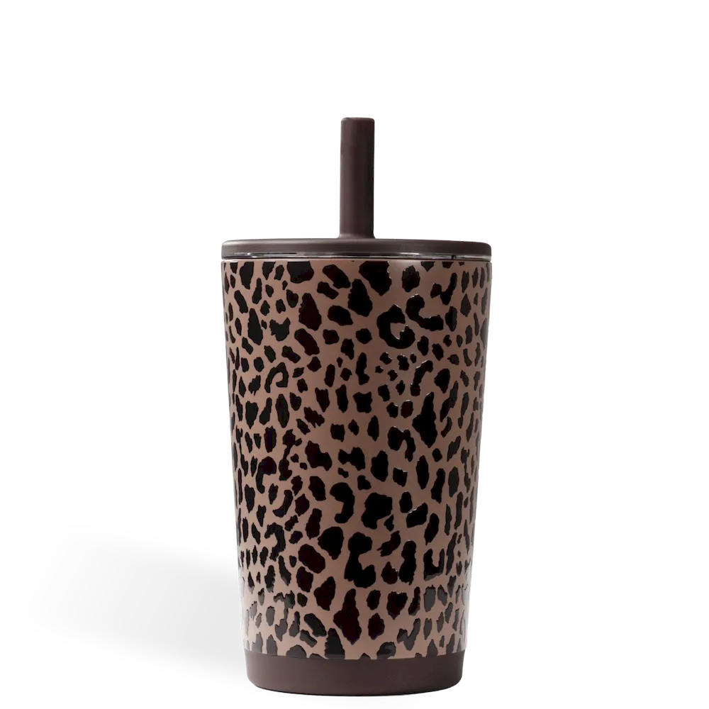 Brown Leopard Everyday Tumbler 14oz - Image 4