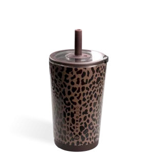 Brown Leopard Everyday Tumbler 14oz
