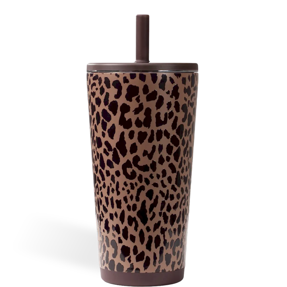 Brown Leopard Everyday Tumbler 20oz - Image 4