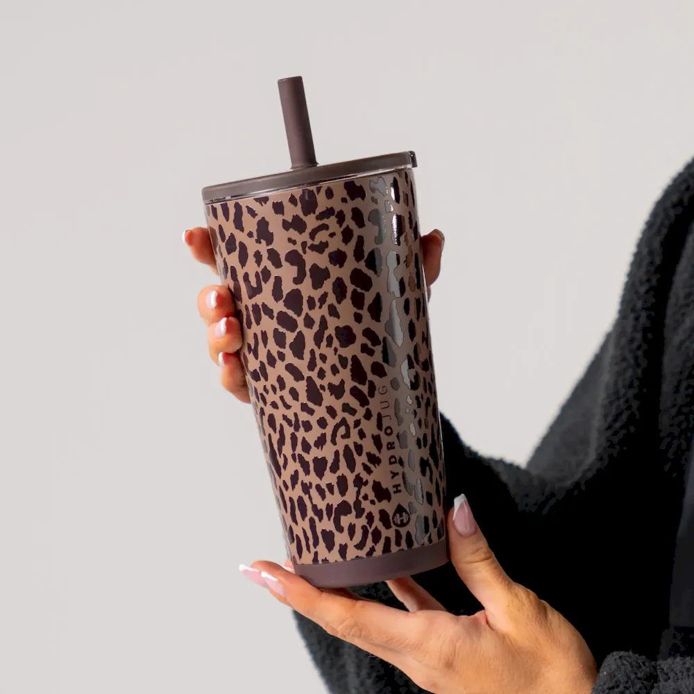 Brown Leopard Everyday Tumbler 20oz - Image 2