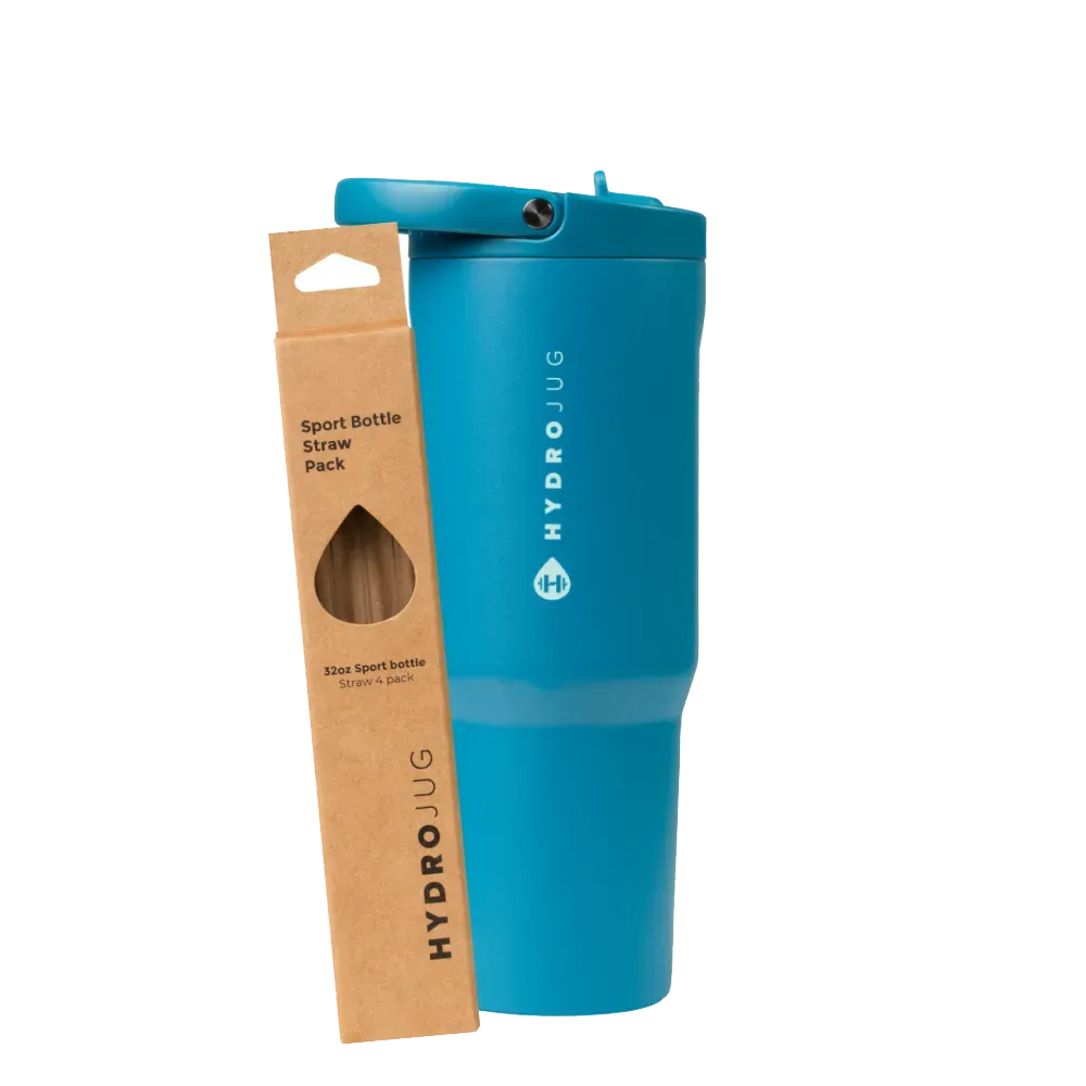 Glacier Sport 32oz + Replacement Straw Pack Bundle
