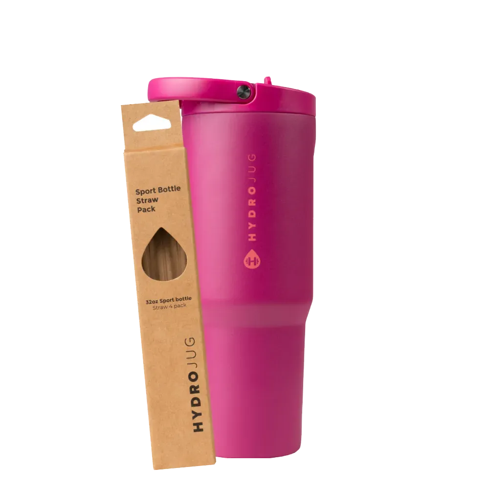 Harvest Berry Sport 32oz + Replacement Straw Pack Bundle