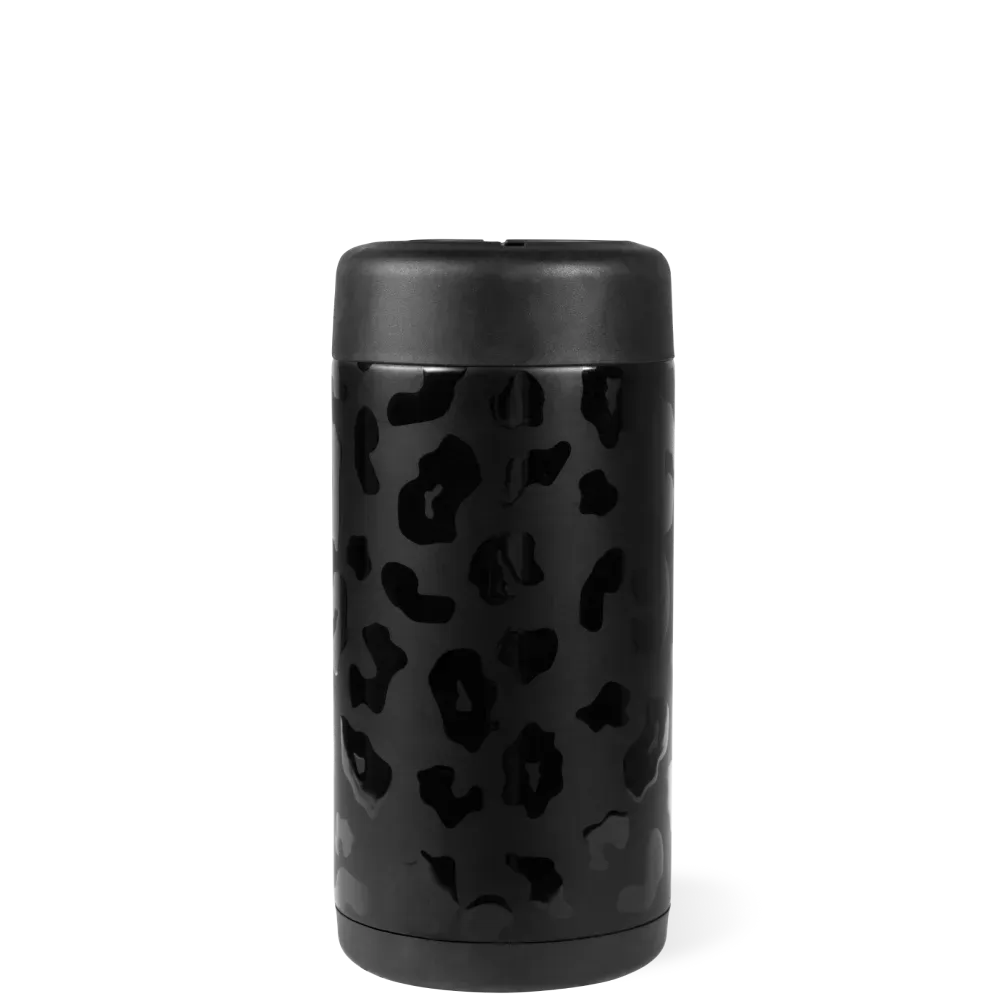 Black Leopard Can Cooler (Slim) - Image 2