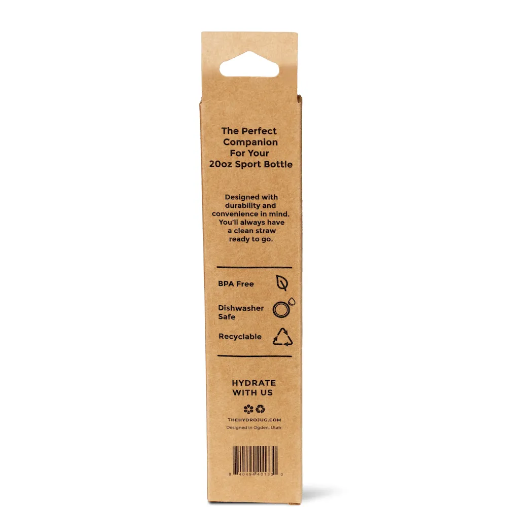 20oz Sport Straws Straw 4 Pack - Image 2