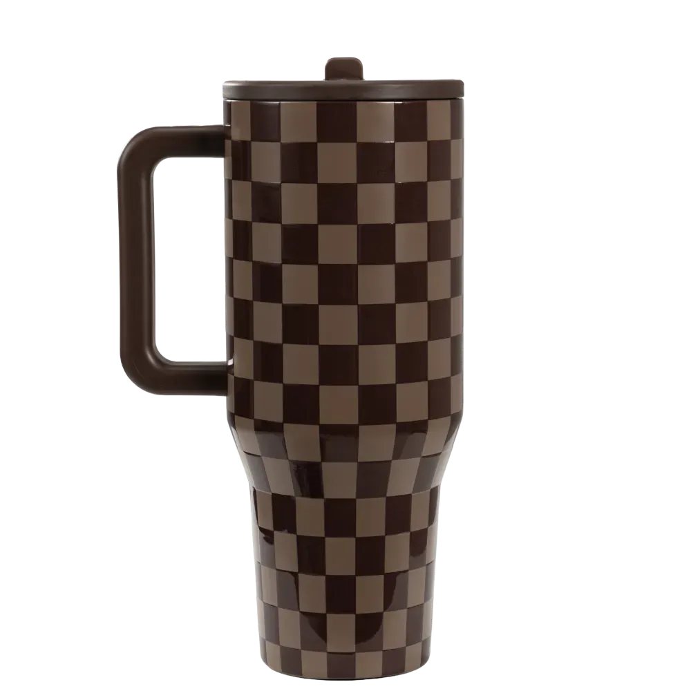 Autumn Checkers PRE-SALE Ships by: December 15, 2025 Traveler (32oz) - Image 3
