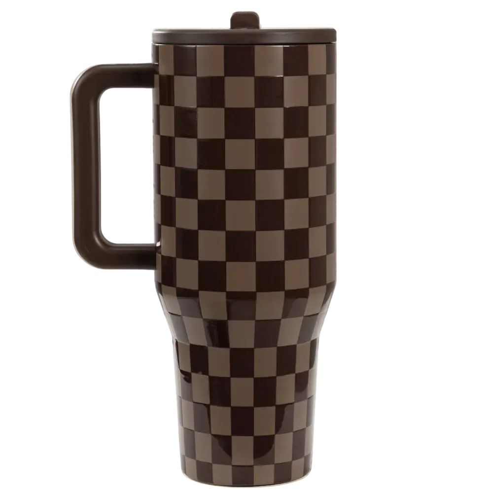 Autumn Checkers PRE-SALE Ships by: December 15, 2025 Traveler (40oz) - Image 3