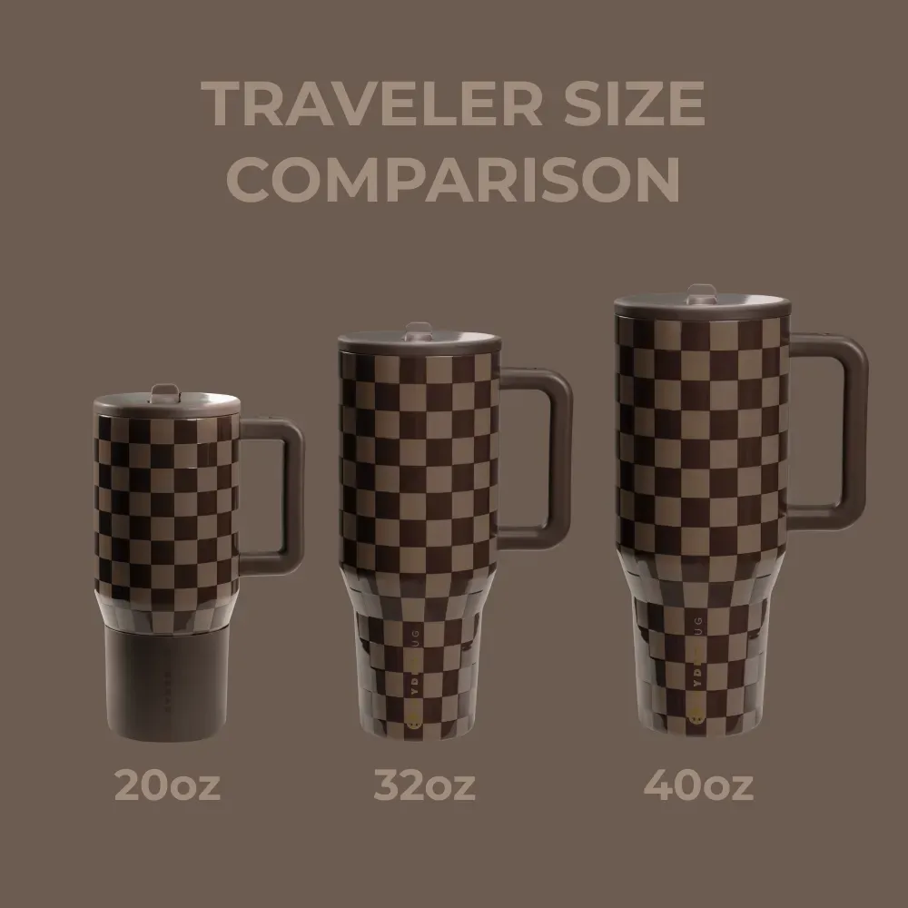 Autumn Checkers PRE-SALE Ships by: December 15, 2025 Traveler (40oz) - Image 5