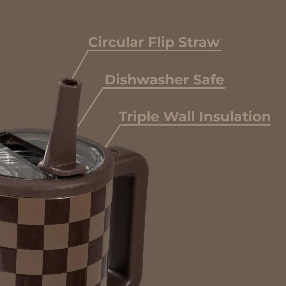 Autumn Checkers Traveler (20oz) - Image 5