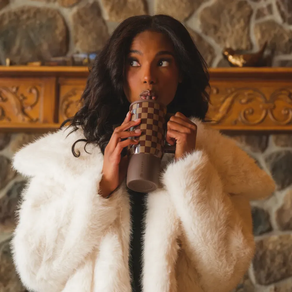 Autumn Checkers Traveler (20oz) - Image 8