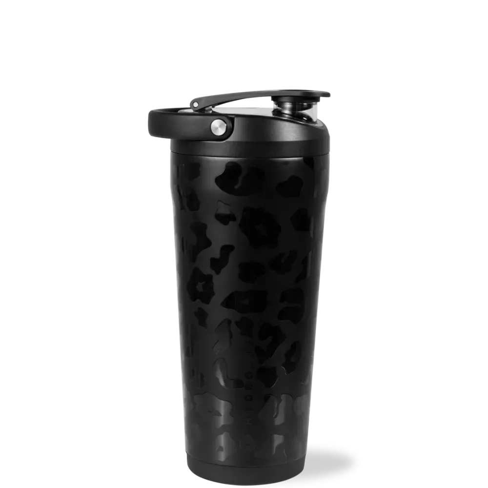 Black Leopard Insulated Shaker (24oz)