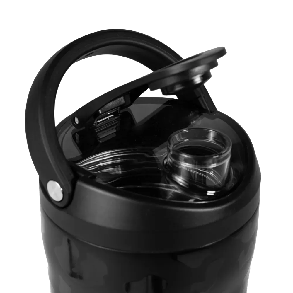 Black Leopard Insulated Shaker (24oz) - Image 2