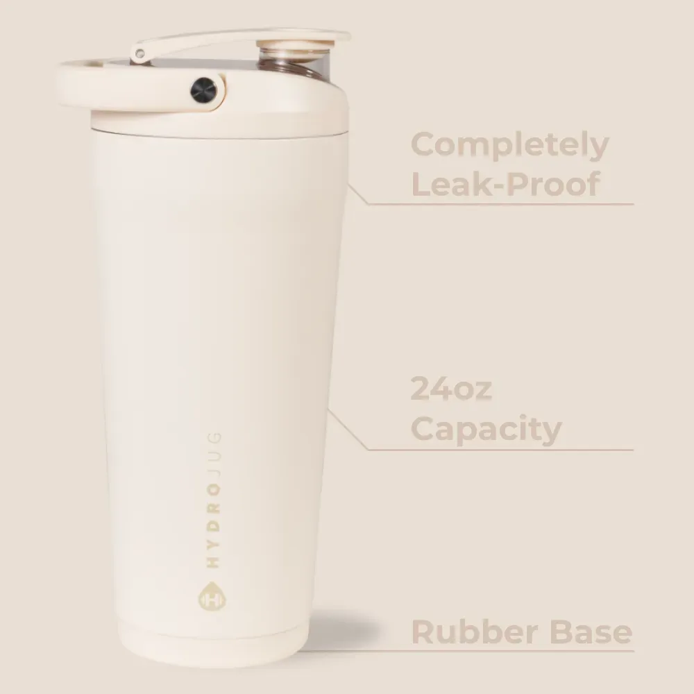 Cream Insulated Shaker (24oz) - Image 4