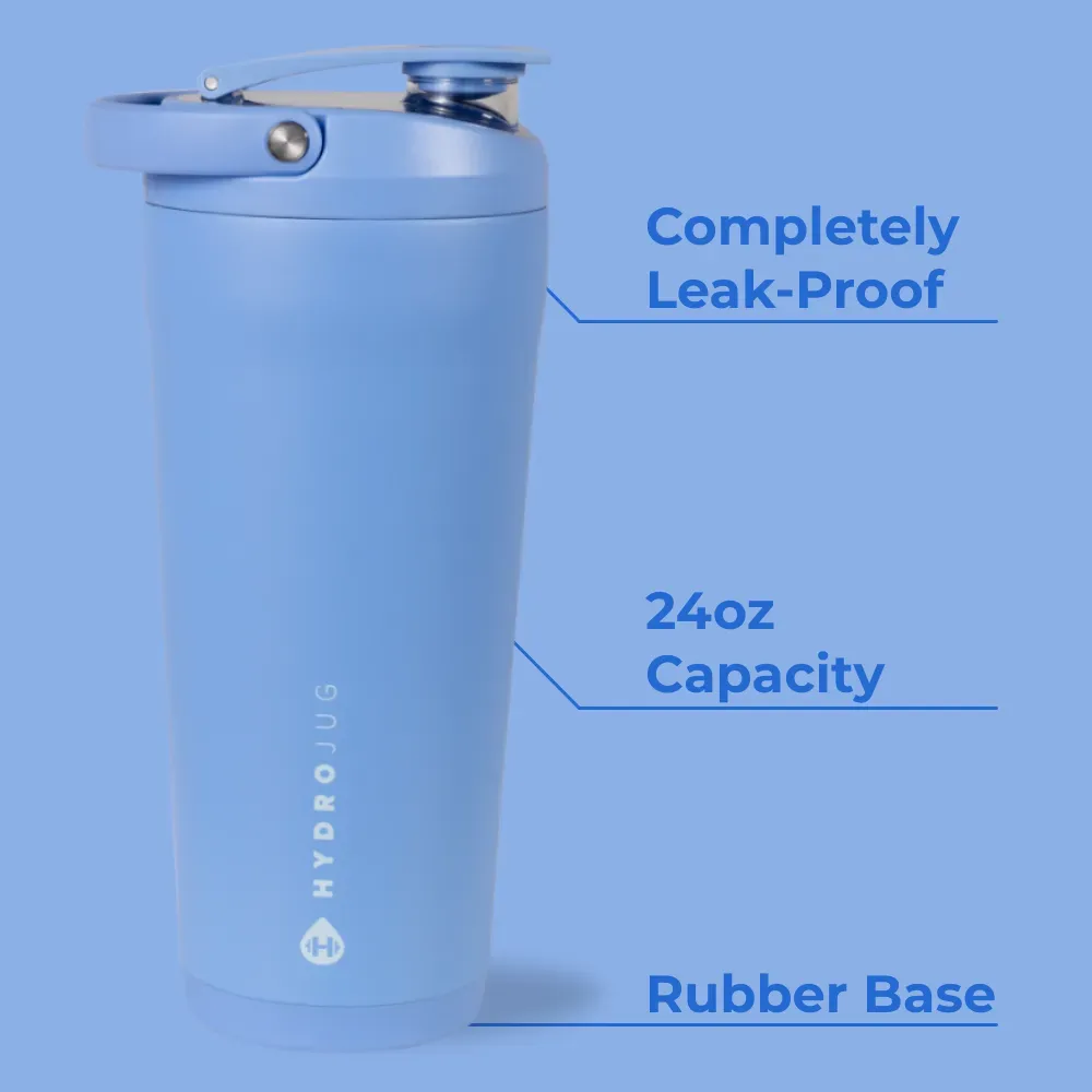 Light Blue Insulated Shaker (24oz) - Image 5