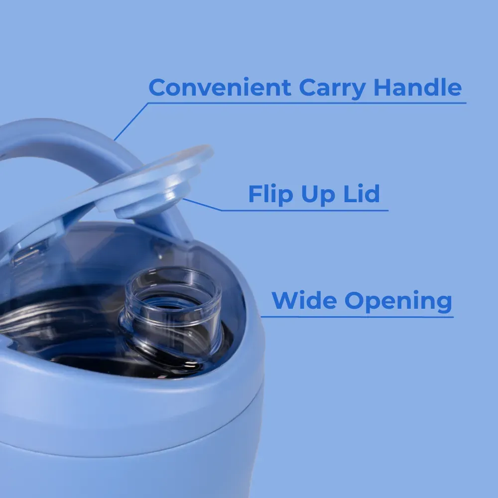 Light Blue Insulated Shaker (24oz) - Image 4